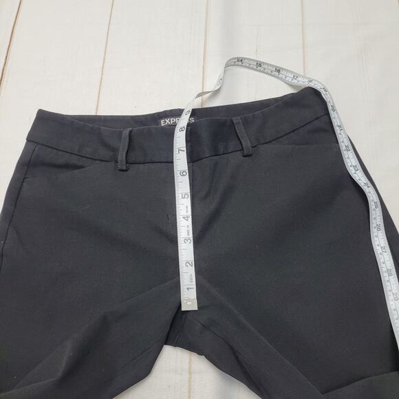 Express editor lowrisre  barely boot straight pants black slacks ankle - Picture 3 of 8